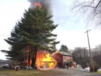 Massive Fire Guts Pine Creek Township Home