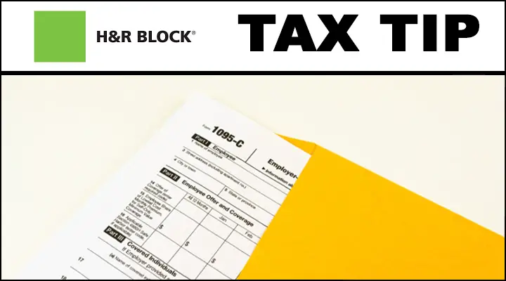 Brookville H&R Block Tax Tips: Received a Form 1095-C After You Filed?