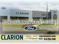 SPONSORED: The Ford Summer Sales Event is in Progress at Clarion Ford