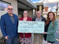 Burns & Burns Insurance Donates $500 to First Presbyterian Church of Clarion